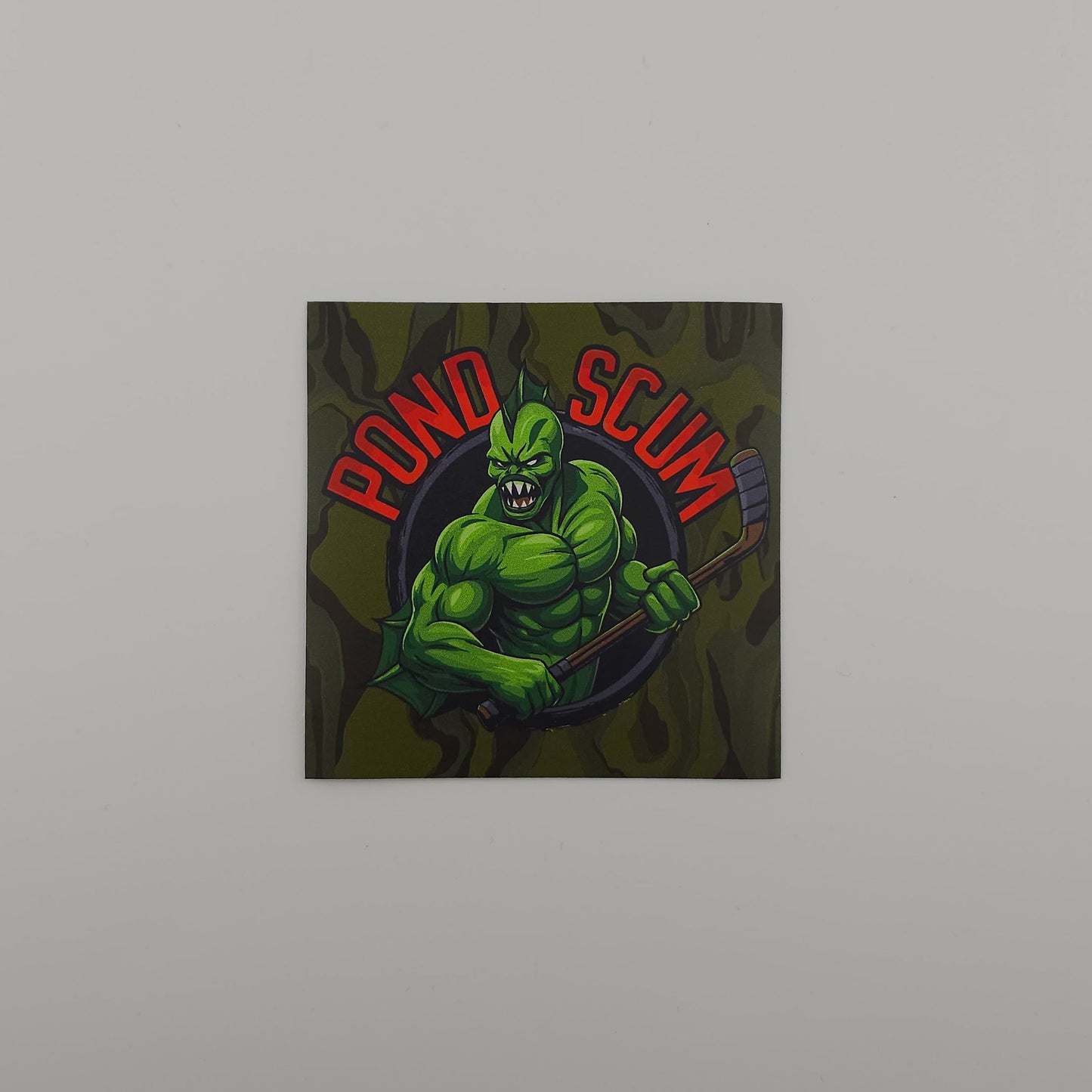 Square sticker with bleed