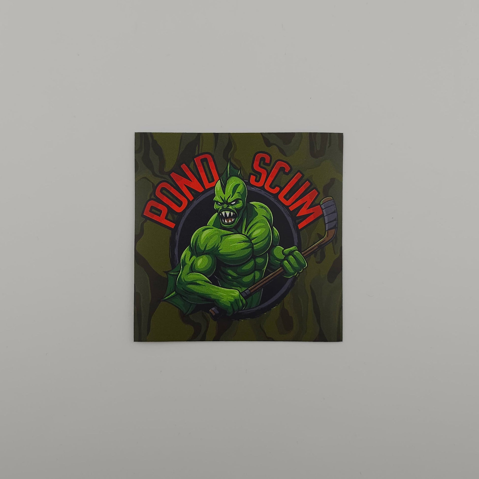 Square sticker with bleed