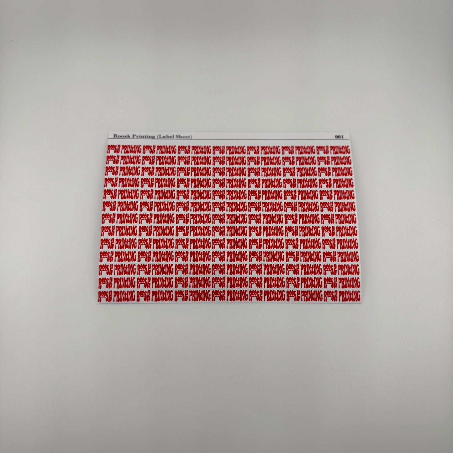 Kiss-Cut Sticker Sheet (same-shape)