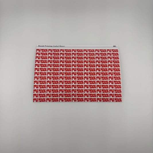 Kiss-Cut Sticker Sheet (same-shape)